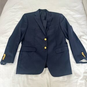 100% Wool Ralph Lauren Navy Blazer